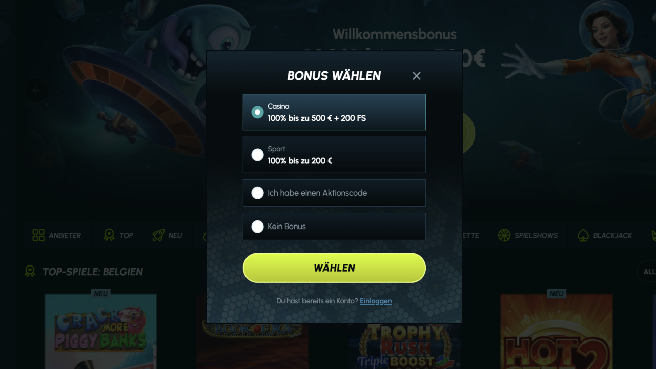 Slotexo Casino Registration